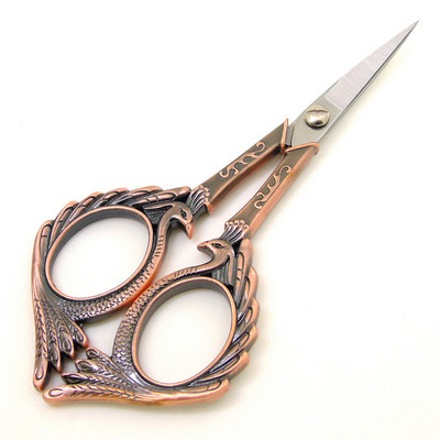 Väga ilusad roostevabast terasest antiikkäärid näputööks ja käsitööks Rose Gold käärid Kuldsed vintage paberikäärid