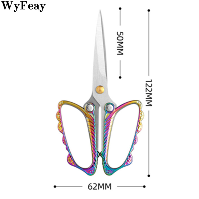 Retro roostevabast terasest õmblemine Ristpistes vintage käärid kangalõikur tikandid rätsep DIY niit käärid näputöö käärid