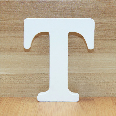 1gb 10cm koka koka burti balti alfabēta kāzu dzimšanas dienas ballīte DIY mājas dekorācijas personalizēts vārda dizains 3,94 collas