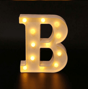 Φωτιστικό 22cm Φωτεινό LED Letter Night Light 26 Αγγλικό Αλφάβητο Αριθμός Μπαταρία Φωτιστικό Diwali Ρομαντικό Χριστουγεννιάτικο Διακόσμηση Γάμου.