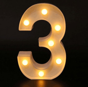 Φωτιστικό 22cm Φωτεινό LED Letter Night Light 26 Αγγλικό Αλφάβητο Αριθμός Μπαταρία Φωτιστικό Diwali Ρομαντικό Χριστουγεννιάτικο Διακόσμηση Γάμου.