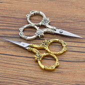 Golden Vintage Šķēres Šūšanas Instrumenti Nerūsējošais tērauds Profesionālās Tailor Šķēres Retro amatniecības šķēres audumu šūšanas šķērēm