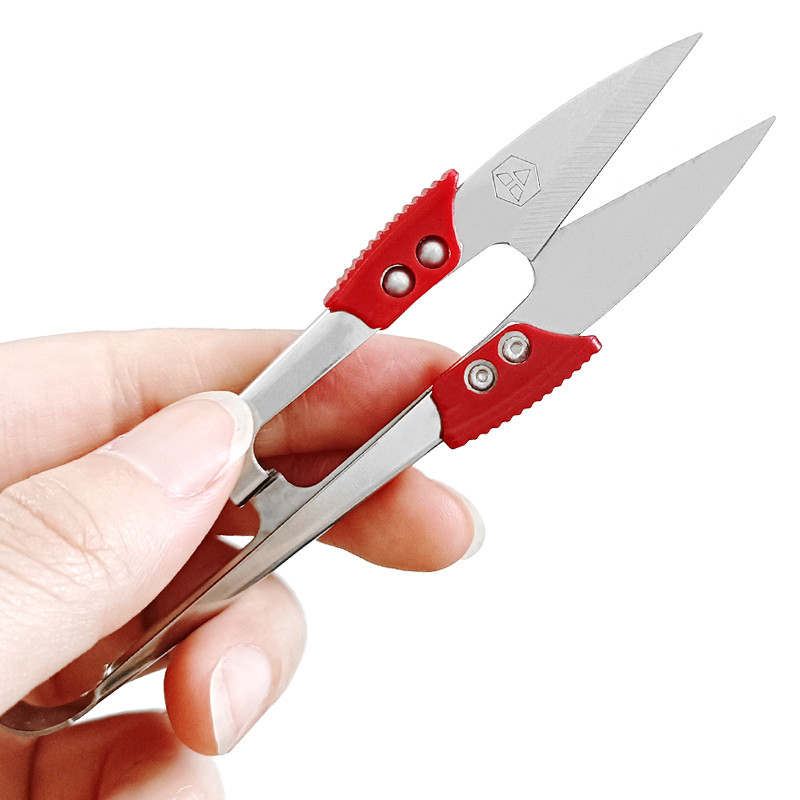 2tk/komplekt roostevabast terasest lõngakäärid Lõikamine õmbluskäärid käärid ristpistes käärid tikandid käärid U keerme käärid