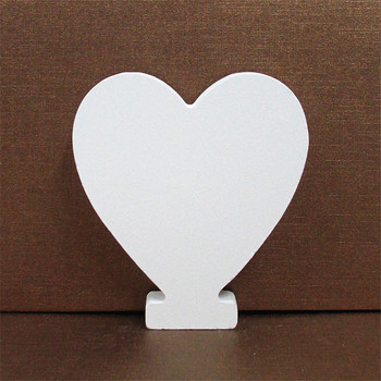 1 τεμ 10CMX10CM Λευκό Ξύλινο Γράμμα Αγγλικό Αλφάβητο DIY Προσωποποιημένο Όνομα Σχέδιο Τέχνης Ελεύθερη Διακοσμητική Καρδιά Γάμου