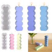 Kraušanas mīlestība silikona sveču veidne DIY sirds ziepju sveķu ģipsis, rīks ledus šokolādes veidnes mājas dekors Valentīna dienas dāvanas