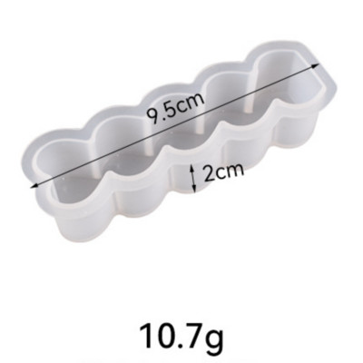 Kraušanas mīlestība silikona sveču veidne DIY sirds ziepju sveķu ģipsis, rīks ledus šokolādes veidnes mājas dekors Valentīna dienas dāvanas