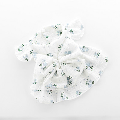 Jauka ziedu kleita sunim Vasaras kaķu suņu izstrādājumi Princeses svārki Yorkie Pomeranian Shih Tzu Maltas pūdelis Bišons šnaucers Apģērbs