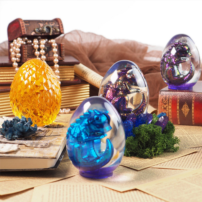 DIY draakonimuna silikoonvormi vaiguvorm öövalgusega epoksiidist silikoonvorm vaigust dinosaurusmuna käsitöö jaoks kodukaunistuse lapsele kingitus