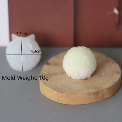 Множество стилове на цветна топка Силиконова форма за свещи Направи си сам ръчно изработен ароматен сапун, смола, мазилка, шоколадови занаяти, форми за домашен сватбен декор