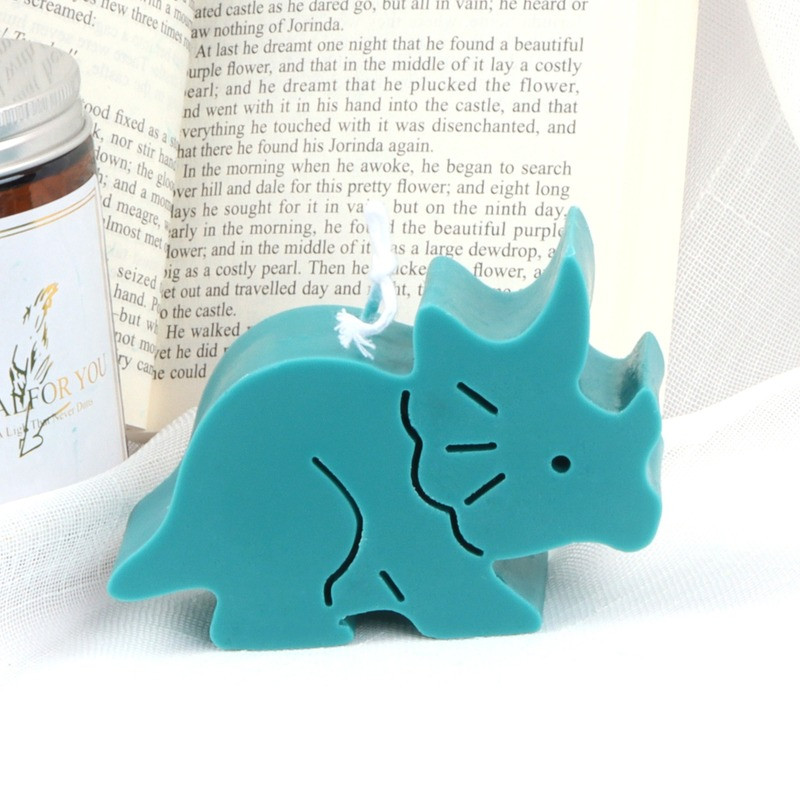 DIY dinozauru sērija aromterapijas sveces silikona veidne, dažādi ar rokām darināti dzīvnieku piederumi 3D sveču komplekti rakstāmgalda dekorācijas artefakts