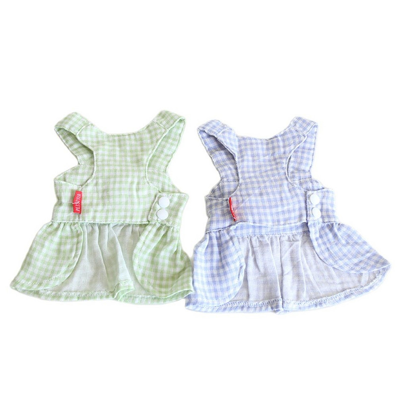 Suņu un kaķu kleita, svārki, mazi rūtaini un lieli loki