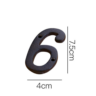 Metalinės raidės Skaičiai su raidėmis A iki Z nuo 0 iki 9 Ketaus apdaila Namo ženklas Durų lenta „Pasidaryk pats“ kavinė Siena graži patina Simbolis