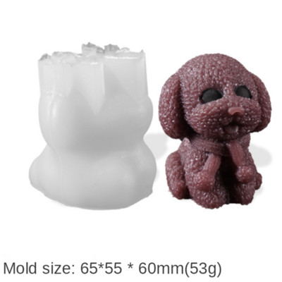 DIY buldog alusega silikoonküünla vormiga kutsika seebi vaigu krohvi valmistamise komplekt loomajää šokolaadi tarretisest vormi koogi kaunistus kingitused
