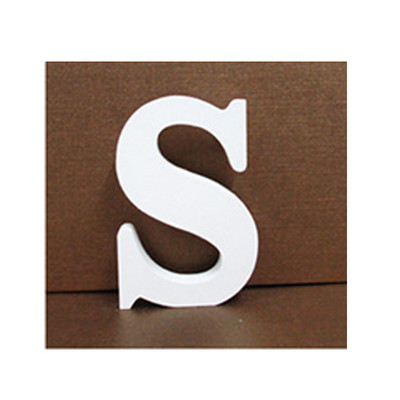 1 τεμ 15 εκ. Λευκό Ξύλινο γράμμα Αγγλικό Αλφάβητο DIY Προσωποποιημένο όνομα Σχέδιο Art Craft Ελεύθερη Καρδιά Γαμήλια διακόσμηση σπιτιού