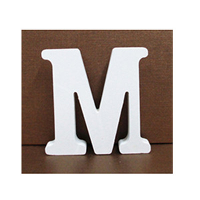 1 τεμ 15 εκ. Λευκό Ξύλινο γράμμα Αγγλικό Αλφάβητο DIY Προσωποποιημένο όνομα Σχέδιο Art Craft Ελεύθερη Καρδιά Γαμήλια διακόσμηση σπιτιού