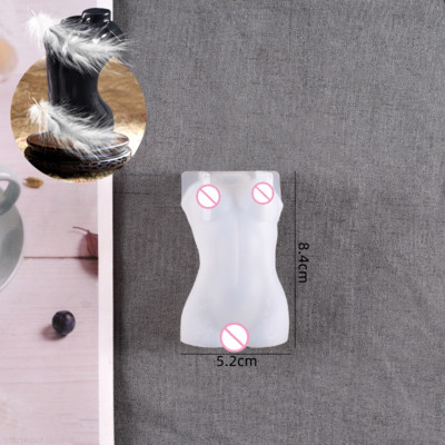 Αφηρημένο καλούπι κεριών σιλικόνης ανθρώπινου σώματος 3D Καλούπι Ρητίνης Άνδρας Γυναίκα DIY Home Αρωματικό Κερί Κατασκευής Προμήθειες Καλούπι κεριών