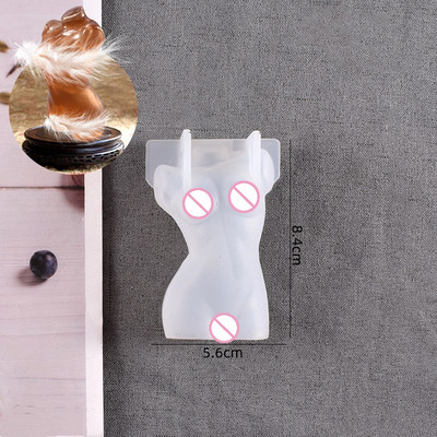 Αφηρημένο καλούπι κεριών σιλικόνης ανθρώπινου σώματος 3D Καλούπι Ρητίνης Άνδρας Γυναίκα DIY Home Αρωματικό Κερί Κατασκευής Προμήθειες Καλούπι κεριών