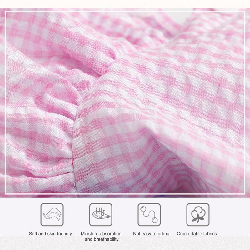 Mājdzīvnieku apģērbi Princeses kleita ar rūtainu rakstu Cosplay Elpojošs mājdzīvnieks vidējiem suņiem