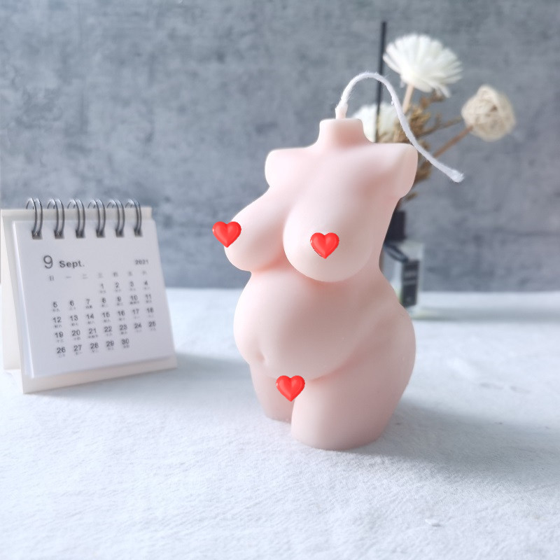 Large Pregnant Women Human Body Candle Mould DIY Handmade Human Body Plump Curve Γυναικείο αρσενικό καλούπι κεριού Γυναικείο σώμα σιλικόνη 3d