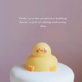 Cute Fat Mini Duck Shape 3D silikona veidne Sveču veidne sveču izgatavošanai Fondant kūkas veidne Ziemassvētku silikona veidne