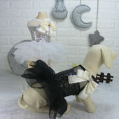 Suņu kāzu kleitas maziem suņiem Vasaras greznas princešu suņu drēbes čivavas kaķim Tutu ballītes svārki kucēnu apģērbs