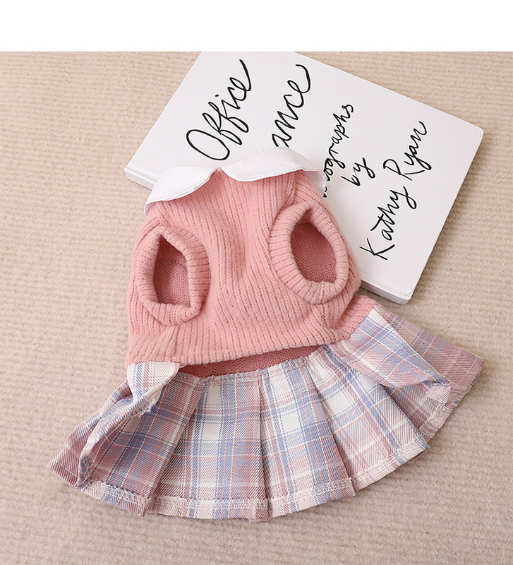 Îmbrăcăminte pentru animale de companie Rochie de pulover JK Rochie Corgi Chihuahua Prințesă Kwaii Rochie Jk Bumbac pentru câini Haine fantezie Costum Haine confortabilă pentru pisici