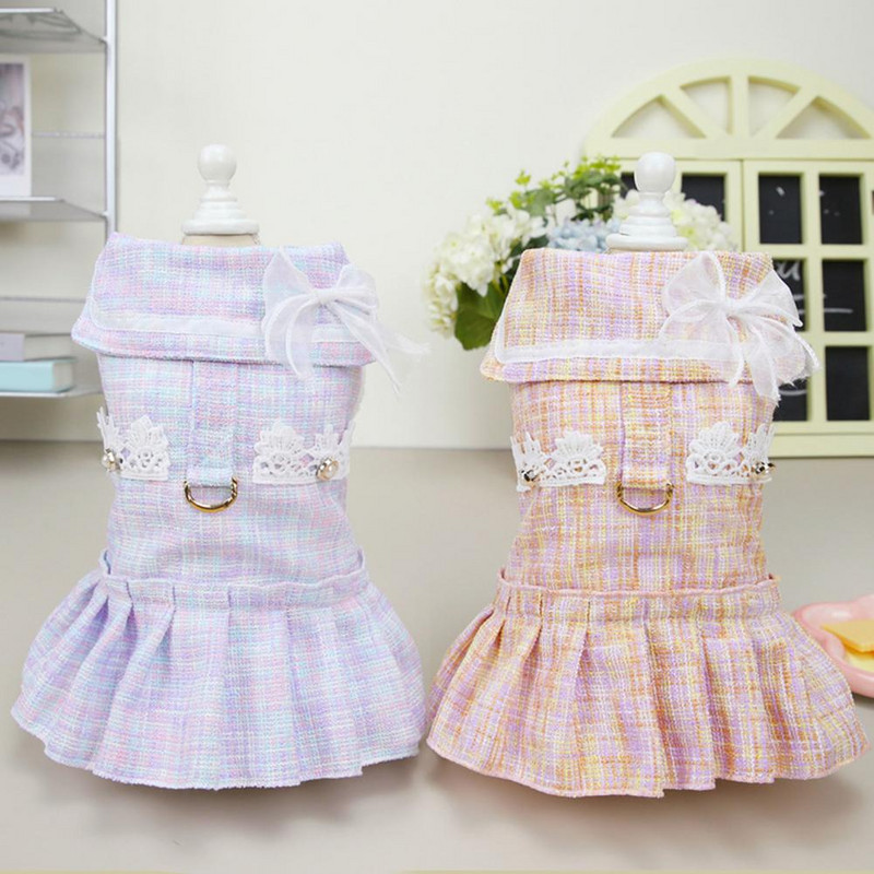 Mājdzīvnieku ziemas kleita Salda, dāmai līdzīga suņu kleita ar vilkšanas gredzenu, mīksta, mazgājama, ērta, bez plīsumiem, saglabā siltumu, kokvilna rudenim