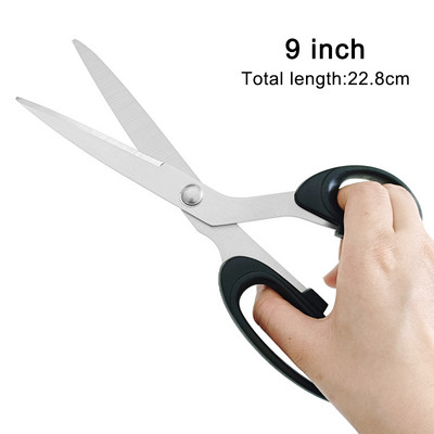 Profesionālas šūšanas šķēres, pielāgotas šķēres audumu izgatavošanai 8/9/10 collu nerūsējošā tērauda šķērveida apģērbu diegu griezēju šķēres