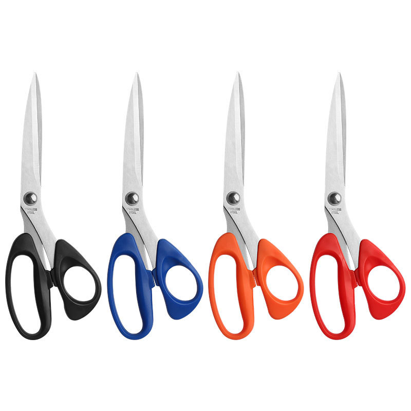 Profesionālas šūšanas šķēres, pielāgotas šķēres audumu izgatavošanai 8/9/10 collu nerūsējošā tērauda šķērveida apģērbu diegu griezēju šķēres