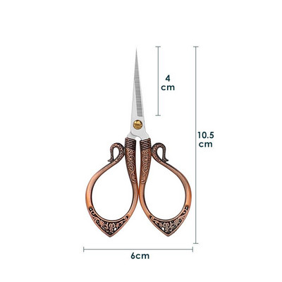 Drēbnieka šķēres nerūsējošā tērauda mazās šķēres mājsaimniecības daudzfunkcionālam birojam drēbnieka rokas šķēres papīra griešanas šķēres