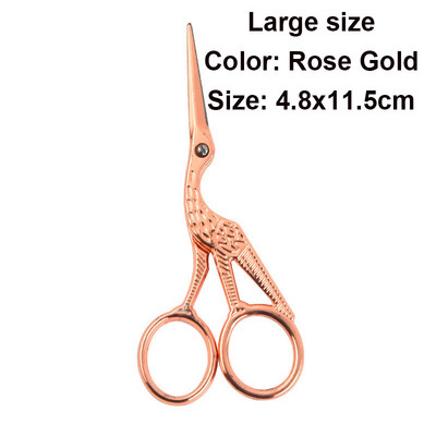 1Gb Vintage Stork formas šūšanas šķēres nerūsējošā tērauda drēbnieka šķēres Šujam šķēres izšūšanai šūšanai DIY amatniecības mākslas darbs