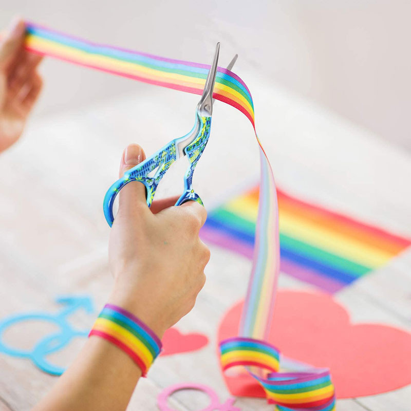 1Gb Vintage Stork formas šūšanas šķēres nerūsējošā tērauda drēbnieka šķēres Šujam šķēres izšūšanai šūšanai DIY amatniecības mākslas darbs