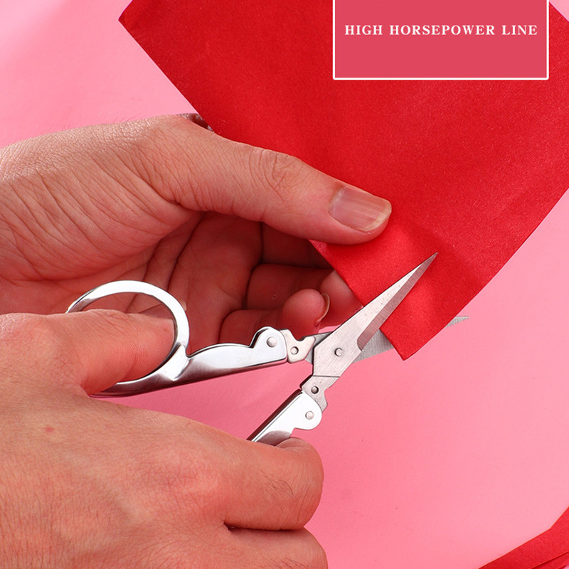 Pārnēsājamas mini saliekamās šķēres var izmantot kā atslēgu piekariņu rotājumu modes sīkrīku izšūšana šķērveida diegu drēbnieku šķēres