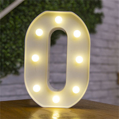 Tähed Dekoratiivne tähestik LED-öötuled Helendavad numbrid Patareilambi sisekujundus kodukaunistuseks sõbrapäeva pulmapidu