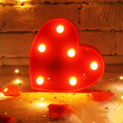 Alfabēta burtu LED gaisma gaismas ciparu gaismas kāzu dzimšanas dienas ballīte Guļamistabas mājas dekorēšana Personalizēti burti Mājas dekors