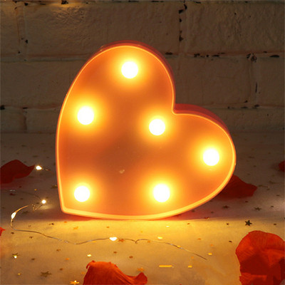 Alfabēta burtu LED gaisma gaismas ciparu gaismas kāzu dzimšanas dienas ballīte Guļamistabas mājas dekorēšana Personalizēti burti Mājas dekors