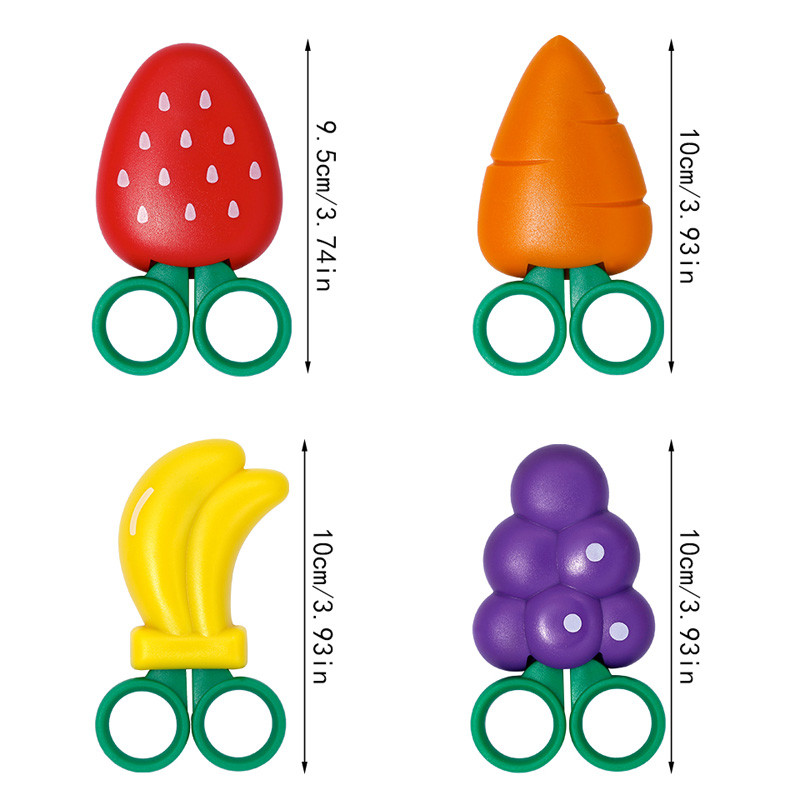 TLKKUE Mini šūšanas šķēres amatniecībai Mazas plastmasas šķēres DIY griešanas piederumi Bērnu drošība Papīra griešanas mājsaimniecības instruments