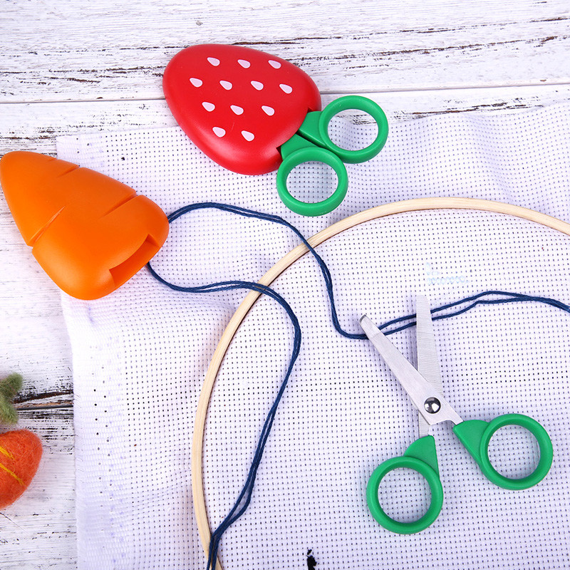 TLKKUE Mini šūšanas šķēres amatniecībai Mazas plastmasas šķēres DIY griešanas piederumi Bērnu drošība Papīra griešanas mājsaimniecības instruments