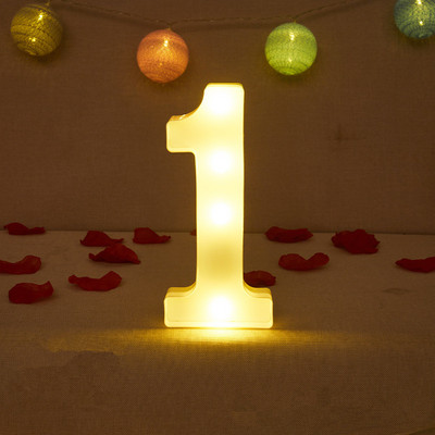 Alfabēta burtu LED gaisma Gaismas ciparu gaisma personalizēti burti Gaiši kāzu dzimšanas dienas svinības Mājas guļamistabas mājas dekorēšana