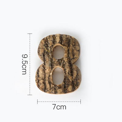 Kopā ar mizu masīvkoka Retro koka angļu burtu alfabēta numurs kafejnīcas bāram Mājas dekorēšana Vintage Diy Letter