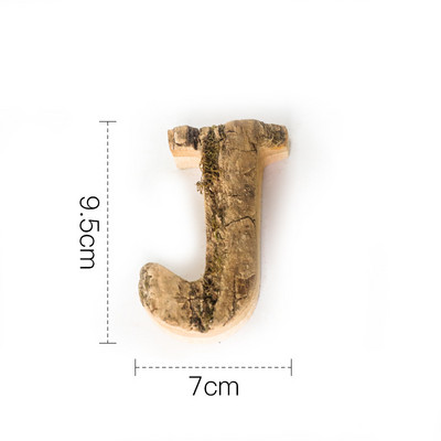 Kopā ar mizu masīvkoka Retro koka angļu burtu alfabēta numurs kafejnīcas bāram Mājas dekorēšana Vintage Diy Letter