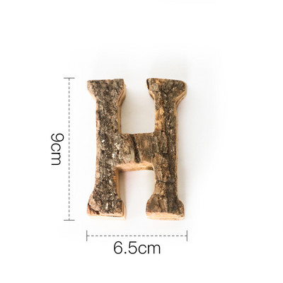 Kopā ar mizu masīvkoka Retro koka angļu burtu alfabēta numurs kafejnīcas bāram Mājas dekorēšana Vintage Diy Letter