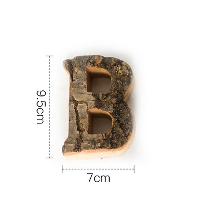 Kopā ar mizu masīvkoka Retro koka angļu burtu alfabēta numurs kafejnīcas bāram Mājas dekorēšana Vintage Diy Letter