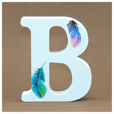 1 bucată 10X10 cm lucrat manual în formă de animal nuntă pene mov litere din lemn decorațiuni colorate nume design artizanat bricolaj