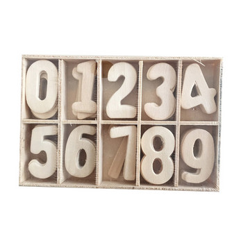 Дървен азбучен пъзел Буква Число Образователни играчки за ранно обучение за момчета Момичета Строителни блокове Детска градина Малки деца