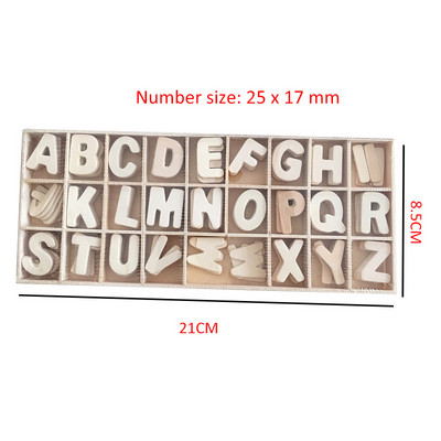 Puidust tähestiku pusle Täht number Varajase õppimisega harivad mänguasjad poistele Tüdrukutele Ehitusklotsid Lasteaia väikelapsed