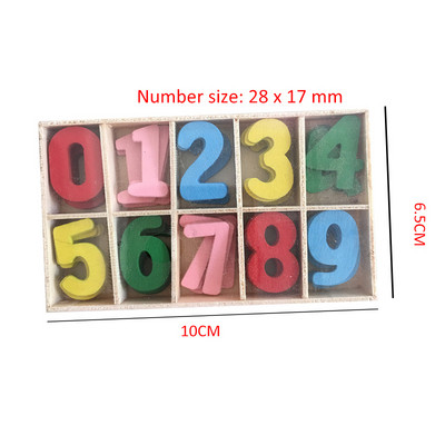 Puidust tähestiku pusle Täht number Varajase õppimisega harivad mänguasjad poistele Tüdrukutele Ehitusklotsid Lasteaia väikelapsed