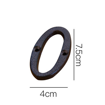 Ketaus metalo numerių abėcėlės raidės nuo A iki Z, nuo 0 iki 9 ženklai, skirti pritaikyti namų adreso namų durų numerio lentelę, tvirtinama varžtais