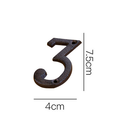 Ketaus metalo numerių abėcėlės raidės nuo A iki Z, nuo 0 iki 9 ženklai, skirti pritaikyti namų adreso namų durų numerio lentelę, tvirtinama varžtais