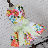 Mājdzīvnieku apģērbi Stilīga suņu kleita Salda suņu princešu kleita ar jostu Jauka mājdzīvnieku kāzu kleita Vasaras mājdzīvnieku drēbes kaķu kleita